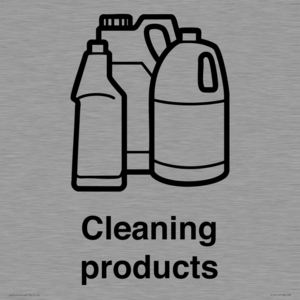 Dementia Cleaning products sign